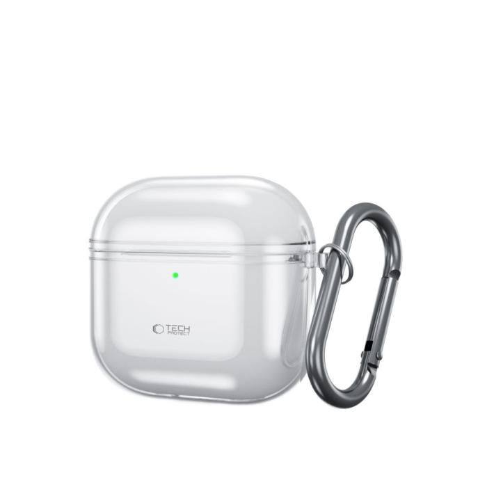 Bild 2, Tech-Protect Tech-Protect AirPods 4 Skal FlexAir Transparent - Teknikhallen.se