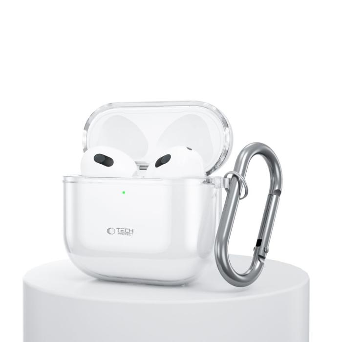 Bild 4, Tech-Protect Tech-Protect AirPods 4 Skal FlexAir Transparent - Teknikhallen.se