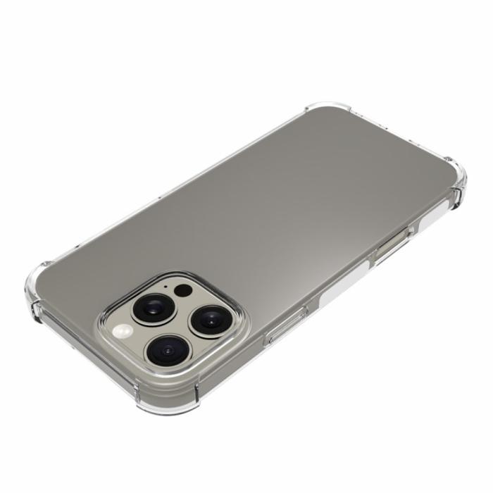 Bild 4,  iPhone 16 Pro Max Skal Shockproof TPU Transparent - Teknikhallen.se