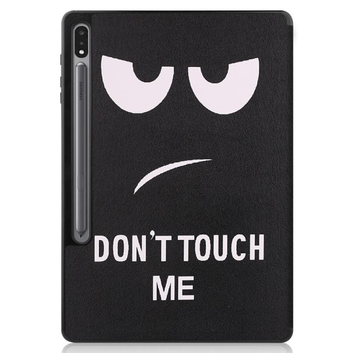 Bild 2,  Samsung Galaxy Tab S7 Plus / Tab S8 Plus Fodral Tri-Fold Pennhållare - Teknikhallen.se