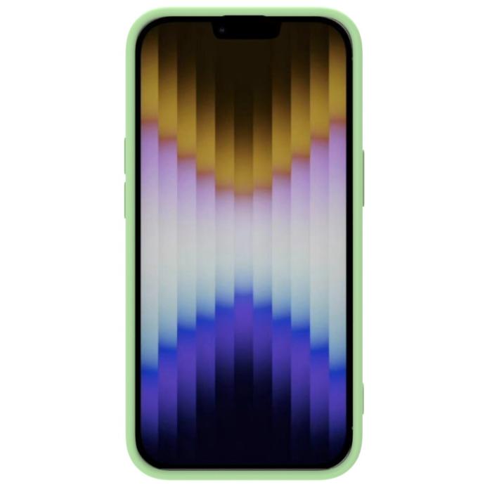 Bild 2, NILLKIN NILLKIN iPhone 14 Plus Skal CamShield Silky Liquid Grön - Teknikhallen.se