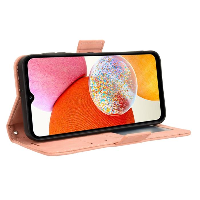 Bild 4,  Samsung Galaxy A15 5G Fodral Med Avtagbart Kortfodral Rosa - Teknikhallen.se