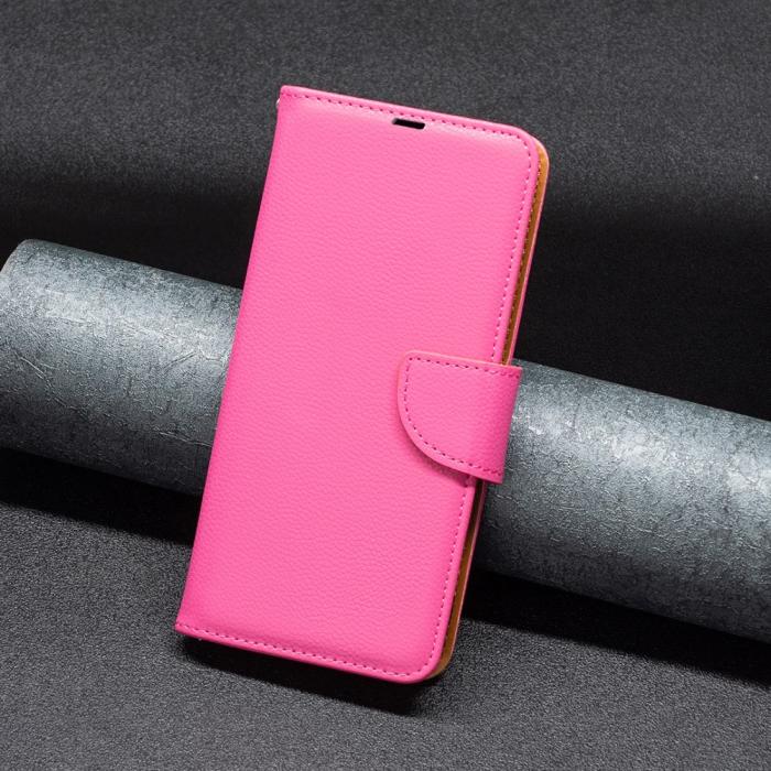 Bild 5,  Xiaomi Redmi Note 12 Pro 5G Fodral Shark Solid Läder Rosa - Teknikhallen.se