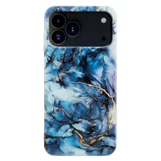  iPhone 17 Pro Skal TPU Marmor Gr&aring; - Teknikhallen.se
