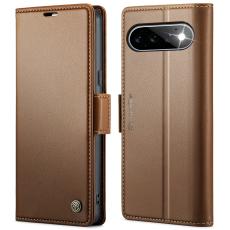 CASEME CASEME Google Pixel 11 / 11 Pro Fodral RFID L&auml;der Brun - Teknikhallen.se