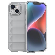  iPhone 15 Plus Skal Magic Shield Ljus Gr&aring; - Teknikhallen.se