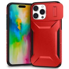  iPhone 16 Pro Max Skal CamShield Hybrid R&ouml;d - Teknikhallen.se