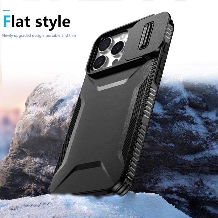 Bild 5,  iPhone 16 Pro Max Skal CamShield Hybrid Svart - Teknikhallen.se