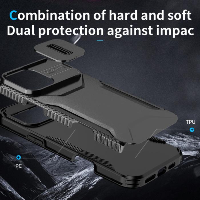 Bild 6,  iPhone 16 Pro Max Skal CamShield Hybrid Svart - Teknikhallen.se