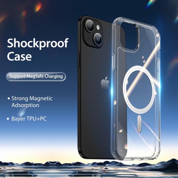 Bild 4, DUX DUCIS DUX DUCIS iPhone 15 Skal Clin MagSafe Transparent - Teknikhallen.se