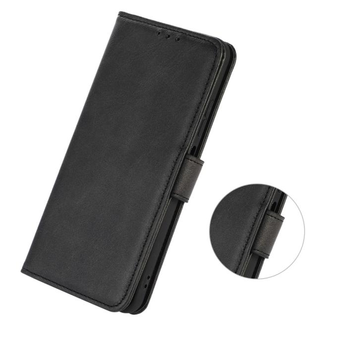 Bild 4,  Samsung Galaxy A25 5G Fodral Läder Svart - Teknikhallen.se