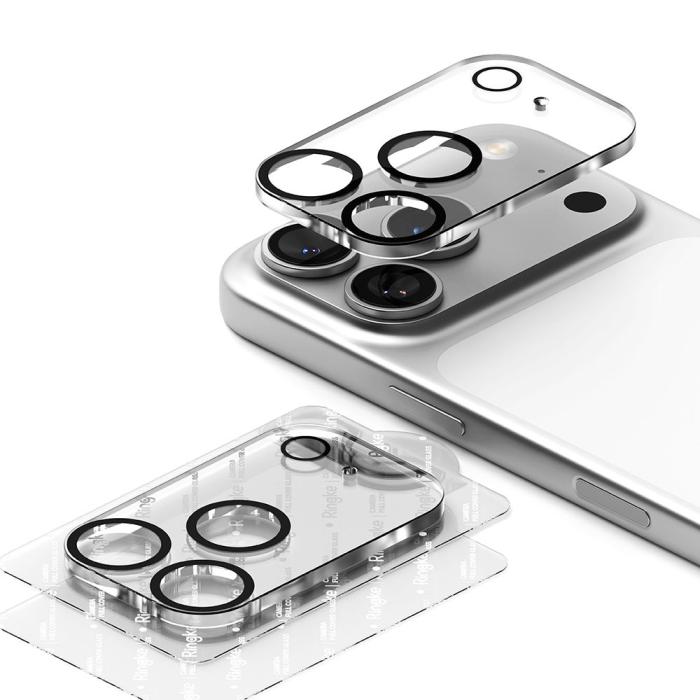 Bild 3, Ringke Ringke iPhone 17 Pro Max 2-PACK Linsskydd Svart - Teknikhallen.se