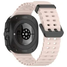  Galaxy Watch Ultra (2025) / 47 mm Armband Wave Design Rosa - Teknikhallen.se