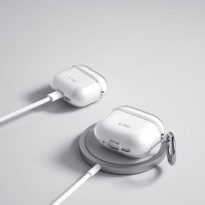 Bild 6, Tech-Protect Tech-Protect AirPods 4 Skal FlexAir Transparent - Teknikhallen.se