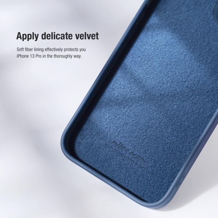Bild 5, NILLKIN NILLKIN iPhone 14 Plus Skal CamShield Silky Liquid Grön - Teknikhallen.se