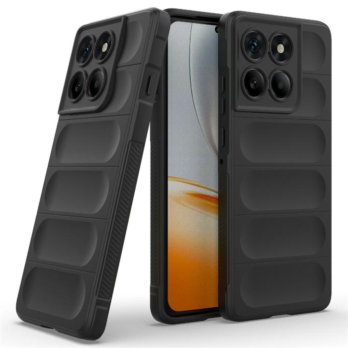 Bild 2,  Motorola Edge 60 Pro Skal Magic Shield Svart - Teknikhallen.se