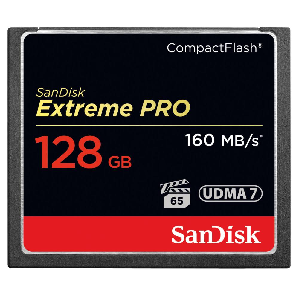 SanDisk SanDisk CF Extreme Pro 128GB 160MB/s Minneskort - Teknikhallen.se