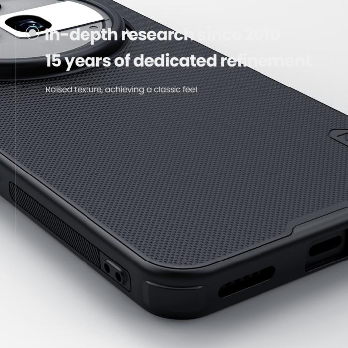 Bild 6, NILLKIN NILLKIN Nothing Phone 3a Pro Skal Frosted Shield Svart - Teknikhallen.se