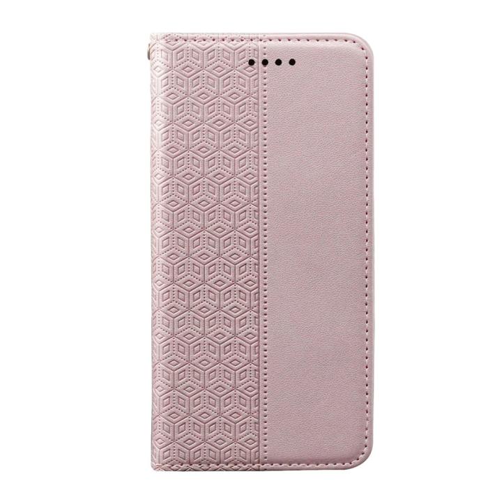 Bild 6,  Samsung Galaxy A56 5G/A36 5G Fodral Flip Läder Roséguld - Teknikhallen.se
