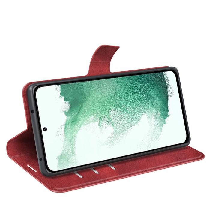 Bild 3,  Samsung Galaxy S23 Plus Fodral Solid Läder Röd - Teknikhallen.se