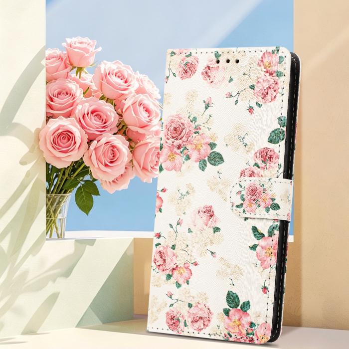 Bild 5,  iPhone 17 / 18 Fodral Med Tryck Blommor Rosa - Teknikhallen.se