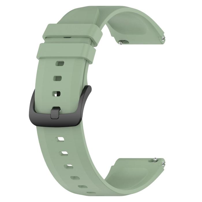Bild 4,  Silikon Armband Smartwatch (22 mm) Ljus Grön - Teknikhallen.se