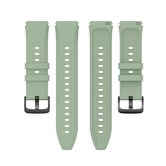Bild 6,  Silikon Armband Smartwatch (22 mm) Ljus Grön - Teknikhallen.se
