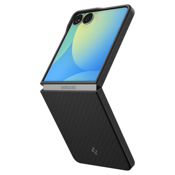 Bild 2, Spigen Spigen Galaxy Z Flip 7 Skal AirSkin Aramid Svart - Teknikhallen.se