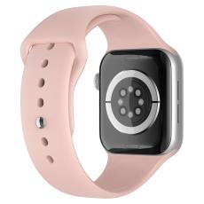 ColorPop Apple Watch 42/44/45/46/49 mm Silikon Armband (S/M) Sand Pink - Teknikhallen.se