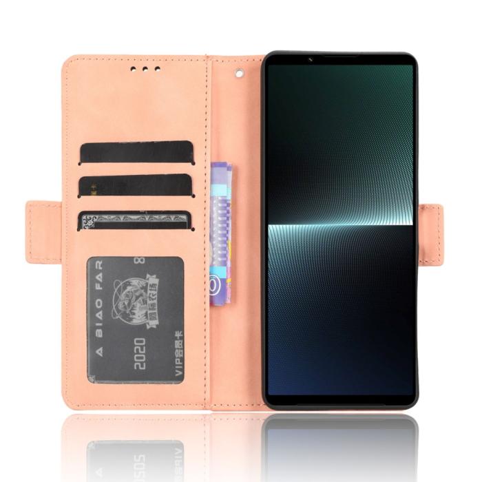 Bild 3,  Sony Xperia 1 V Fodral Med Avtagbart Kortfodral Rosa - Teknikhallen.se