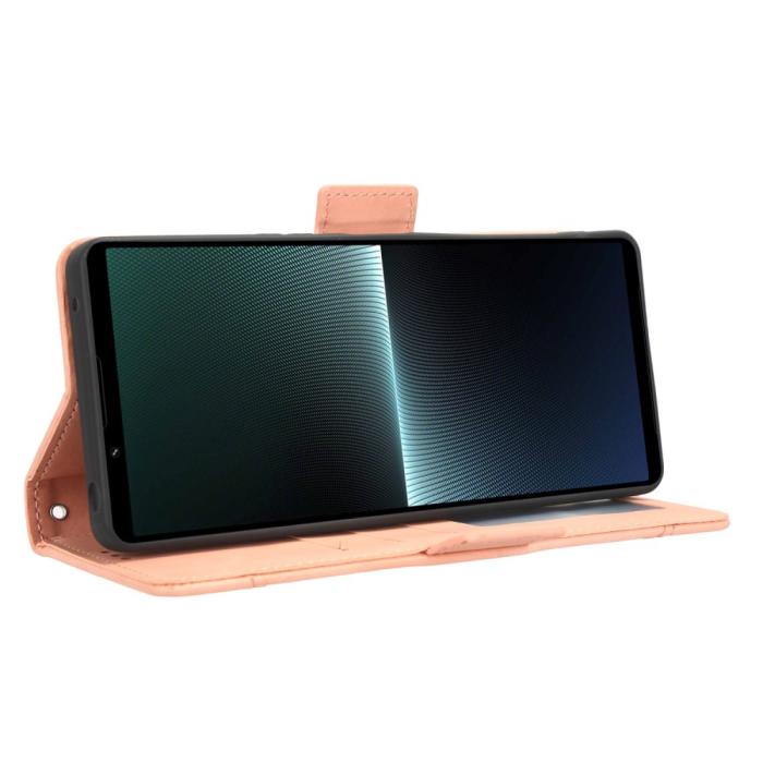 Bild 4,  Sony Xperia 1 V Fodral Med Avtagbart Kortfodral Rosa - Teknikhallen.se
