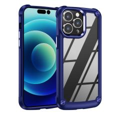  iPhone 15 Pro Max Skal Armor Shockproof Hybrid Bl&aring; - Teknikhallen.se
