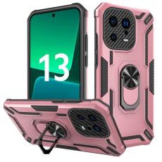  Xiaomi 13 5G Skal Ring Shockproof Armor Ros&eacute;guld - Teknikhallen.se