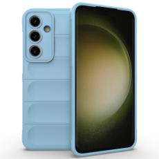  Samsung Galaxy S24 FE Skal Magic Shield Ljus Bl&aring; - Teknikhallen.se