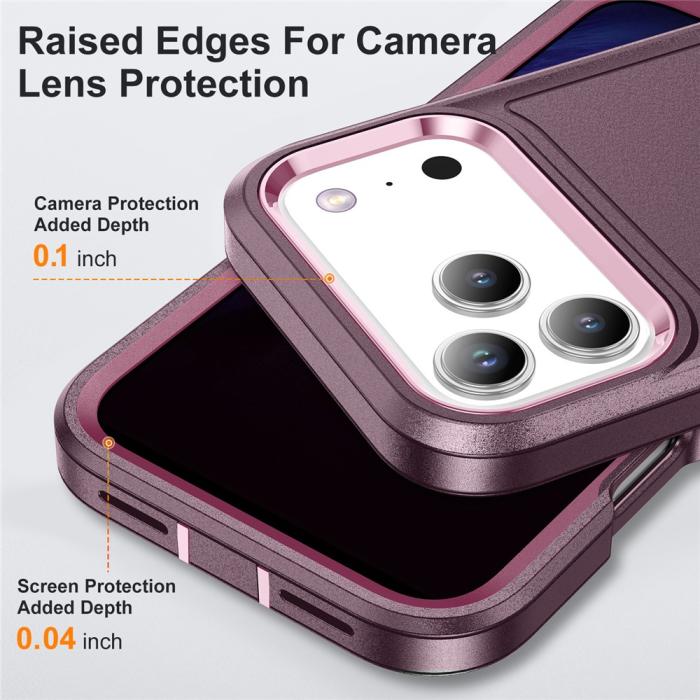 Bild 5,  iPhone 17 Pro Max Skal Extreme Shockproof Hybrid Lila - Teknikhallen.se