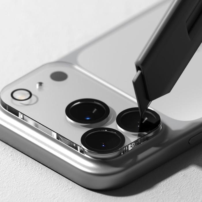 Bild 5, Ringke Ringke iPhone 17 Pro Max 2-PACK Linsskydd Svart - Teknikhallen.se