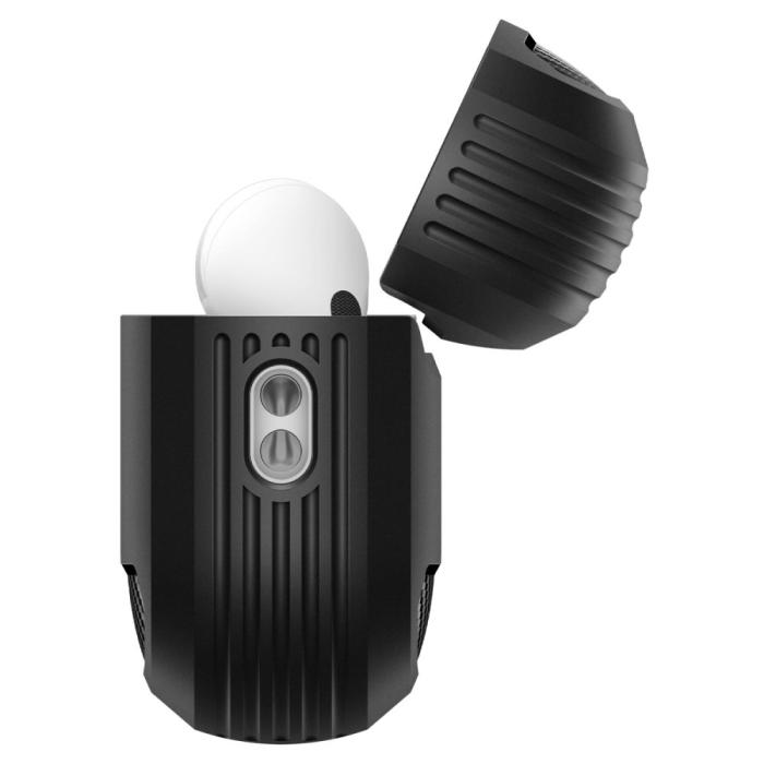Bild 6, Spigen Spigen AirPods Pro 3 Skal Rugged Armor Matt Svart - Teknikhallen.se