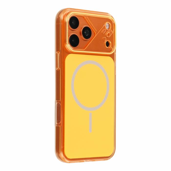Bild 2,  iPhone 18 Pro Max/17 Pro Max Skal MagSafe Reptåligt Orange - Teknikhallen.se
