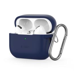 Tech-Protect Tech-Protect AirPods Pro 1/2 Skal Silikon Hook Navy Blue - Teknikhallen.se