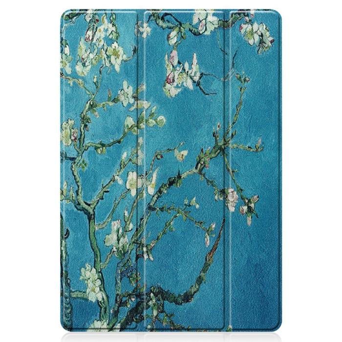 Bild 3,  Samsung Galaxy Tab S7 Plus / Tab S8 Plus Fodral Tri-Fold Pennhållare - Teknikhallen.se