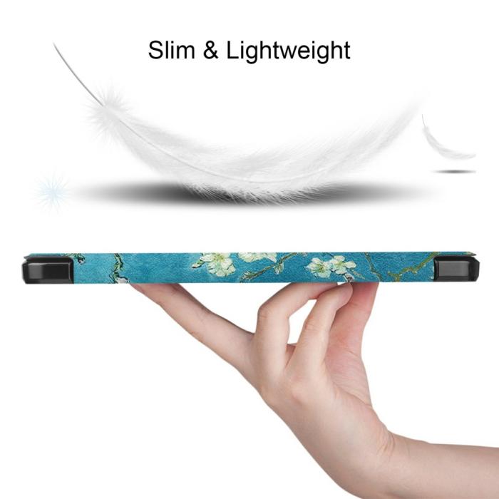 Bild 4,  Samsung Galaxy Tab S7 Plus / Tab S8 Plus Fodral Tri-Fold Pennhållare - Teknikhallen.se