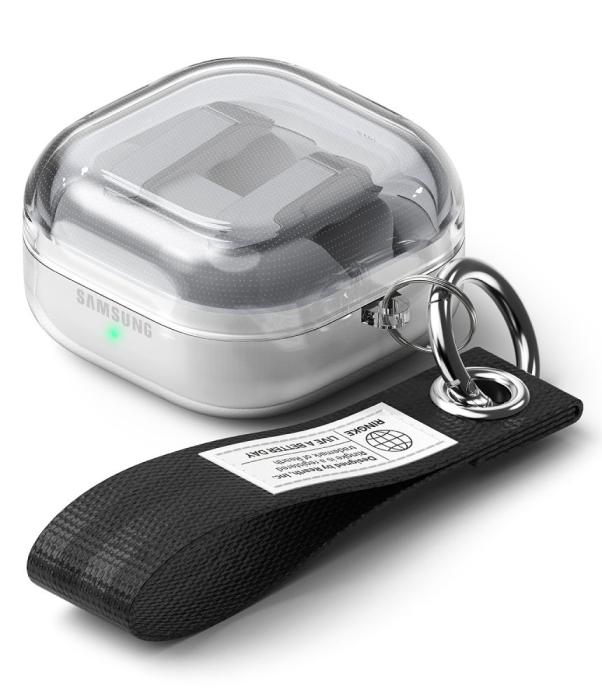 Bild 2, Ringke Ringke Galaxy Buds 4 / 4 Pro Skal Air Transparent / Svart - Teknikhallen.se