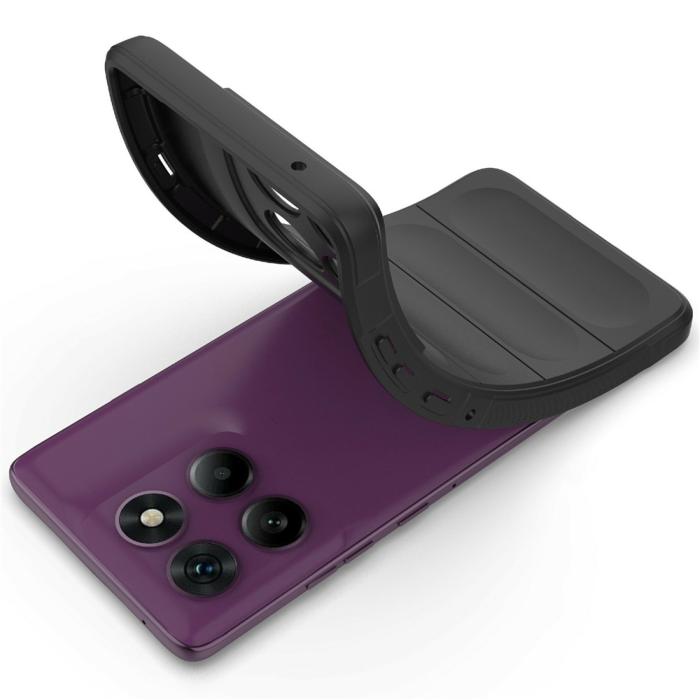 Bild 4,  Motorola Edge 60 Pro Skal Magic Shield Svart - Teknikhallen.se
