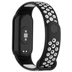  Xiaomi Smart Band 10/9/8 Tr&auml;ningsarmband Dual-Color Svart/Vit - Teknikhallen.se
