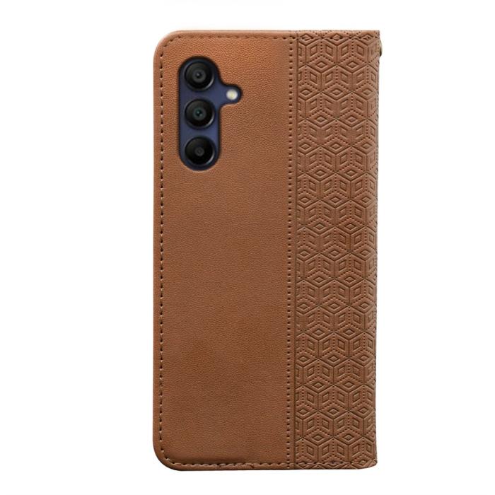 Bild 5,  Samsung Galaxy A56 5G/A36 5G Fodral Flip Läder Brun - Teknikhallen.se