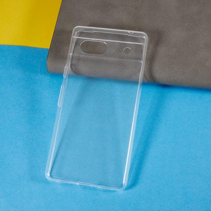 Bild 2,  Google Pixel 7A Skal TPU Transparent - Teknikhallen.se