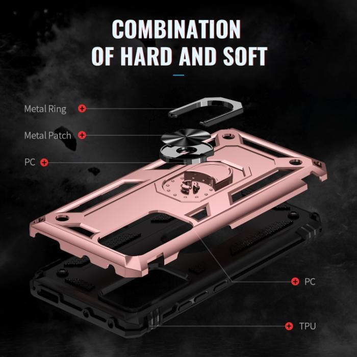 Bild 5,  Xiaomi 12 Skal Shockproof Ring Roséguld - Teknikhallen.se