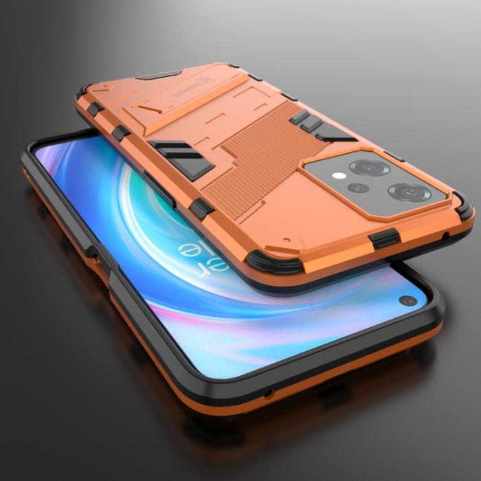 Bild 4,  OnePlus Nord CE 2 Lite 5G Skal Hybrid Armor Kickstand Orange - Teknikhallen.se