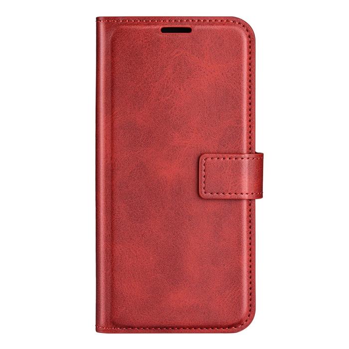 Bild 5,  Samsung Galaxy S23 Plus Fodral Solid Läder Röd - Teknikhallen.se