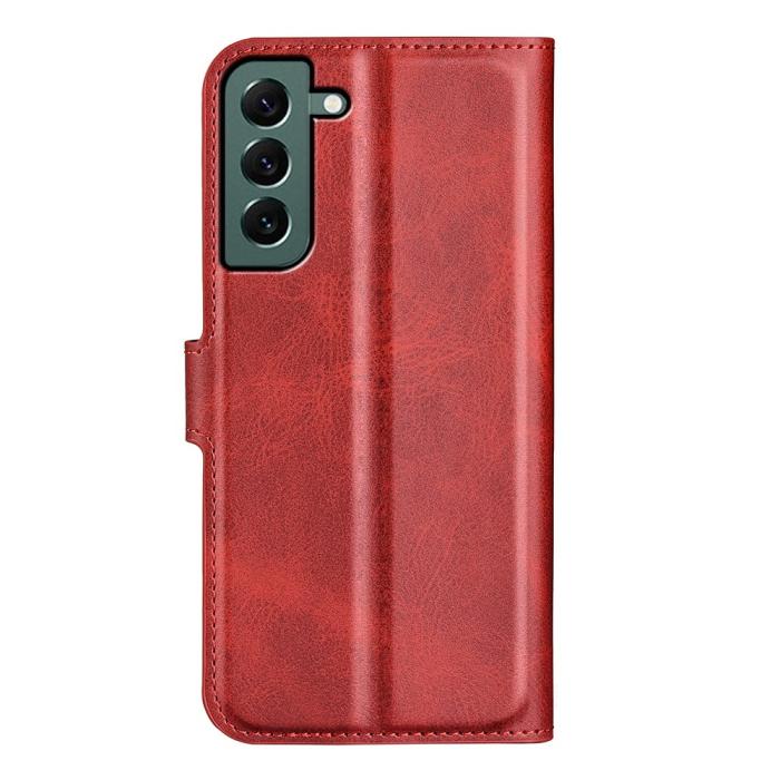 Bild 6,  Samsung Galaxy S23 Plus Fodral Solid Läder Röd - Teknikhallen.se